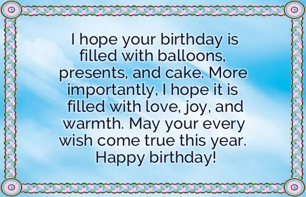 Special Words For Birthday Girl