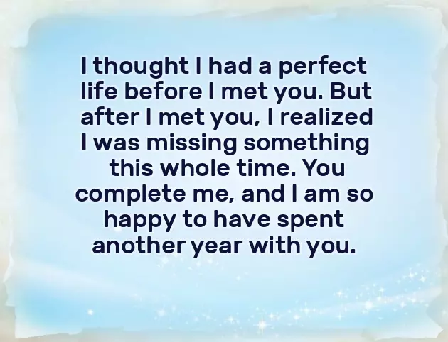 Husband Wish To Wife