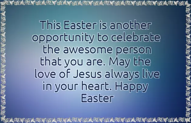 Easter Goodwill Message