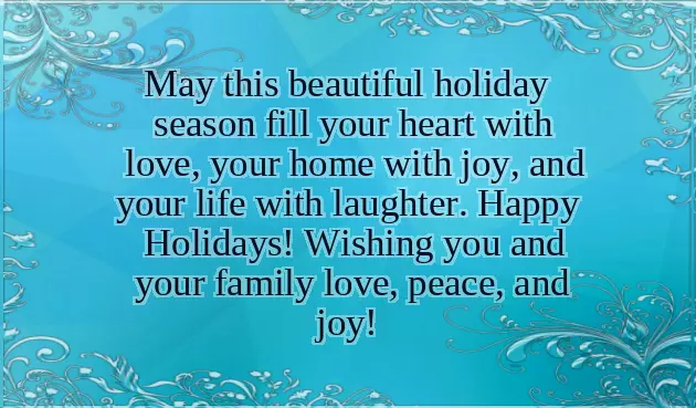 Happy Holidays And New Year