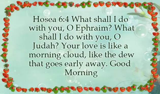 Biblical Good Morning Wishes