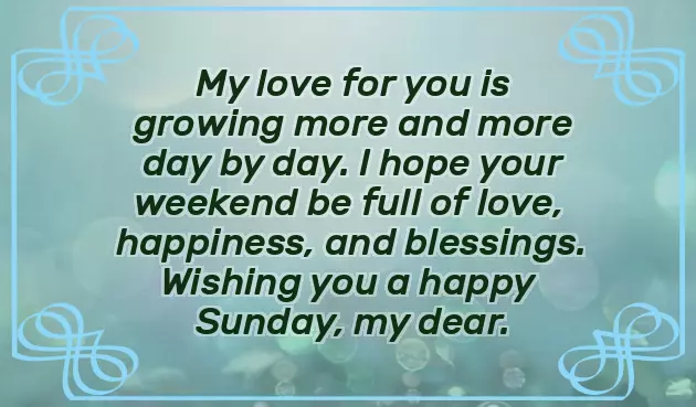 Good Morning And Sunday Wishes