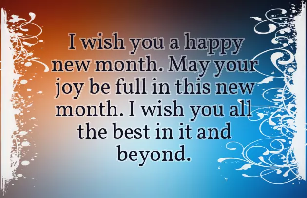 Best New Month Messages Best New Month Messages