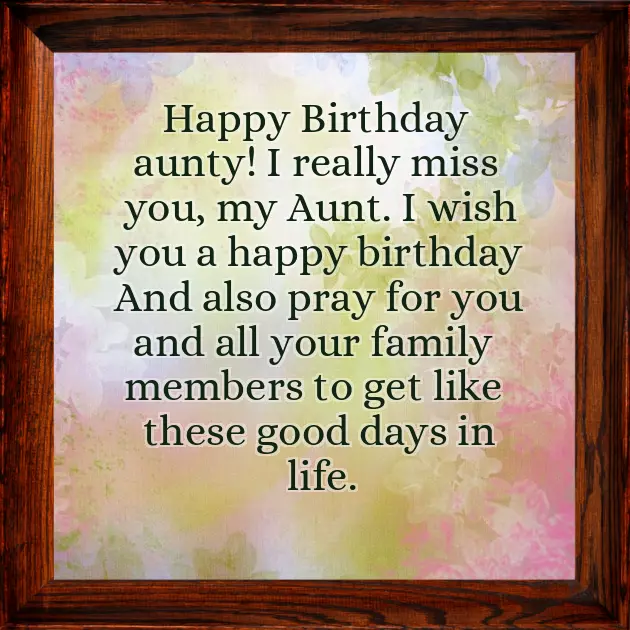 Happy Birthday Aunty Sms Happy Birthday Aunty Sms
