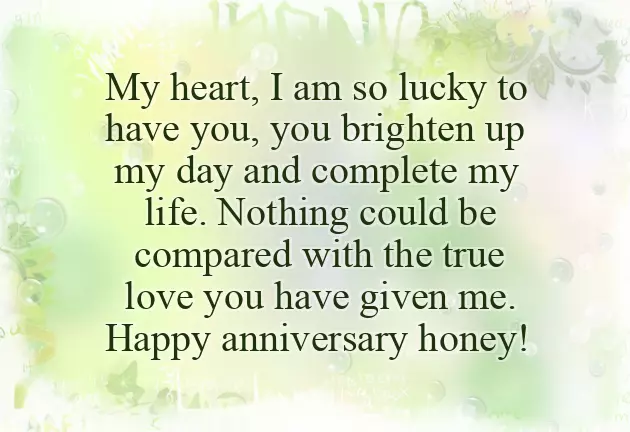 Wife Anniversary Status