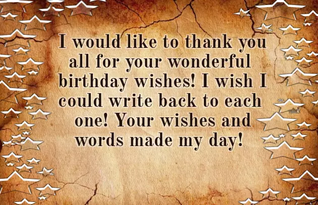 Thanks Friend For Making My Birthday Special