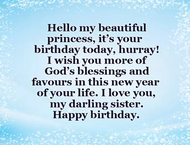 Happy Birthday Wishes My Lovely Sister