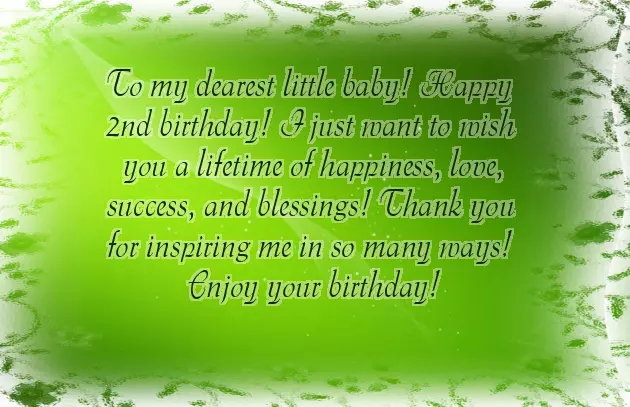 Birthday Wishes For Two Year Old Grandson