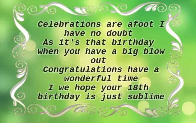 18Th Birthday Poem For Daughter 18Th Birthday Poem For Daughter