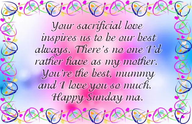 Greetings For Sunday Morning