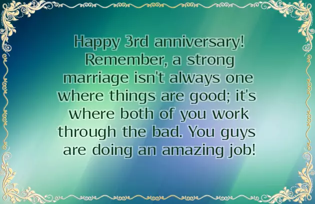 3Rd Anniversary Gift