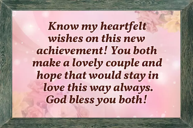 Congratulations To The Parents Of The Bride