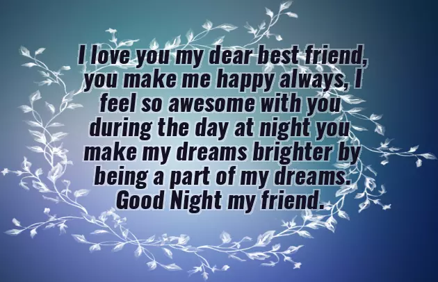 Good Night To My Lovely Friend Good Night To My Lovely Friend