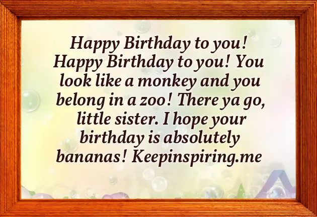 Happy Birthday Wishes To My Dear Sister