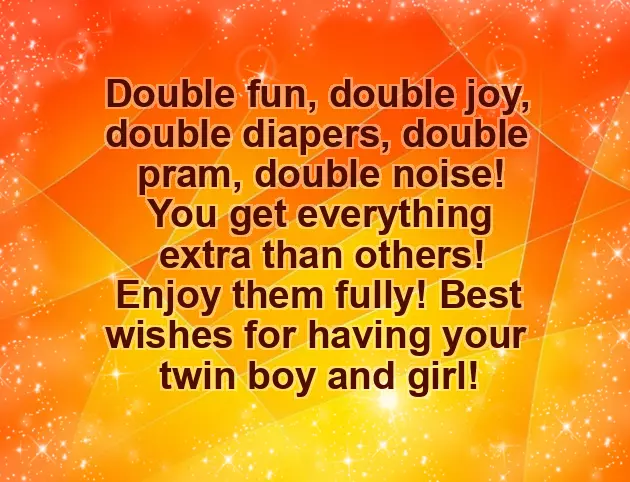 Twins Baby Congratulations