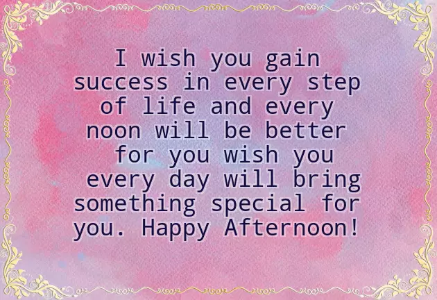 Romantic Good Afternoon Messages