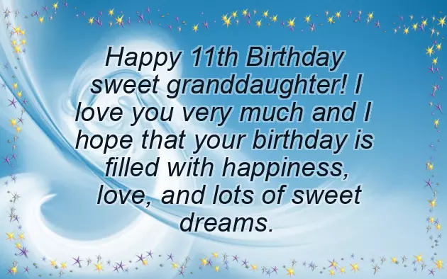 Happy 11 Birthday Girl