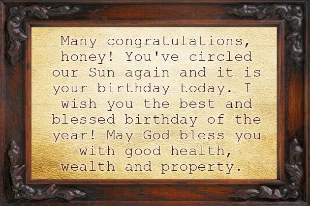 Birthday Wishes To Your Partner