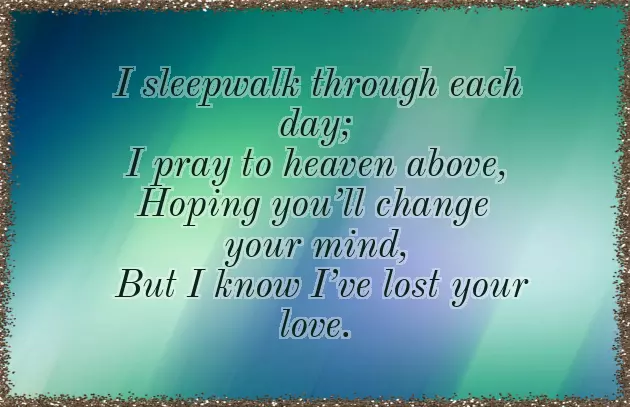 Poems About Fighting For Love