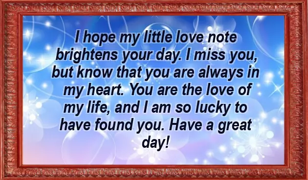 Long Distance Good Morning Message