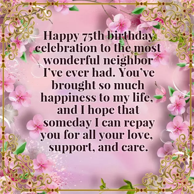 Happy 75Th Birthday Wishes Happy 75Th Birthday Wishes