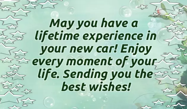 Congrats On Your New Car Quotes