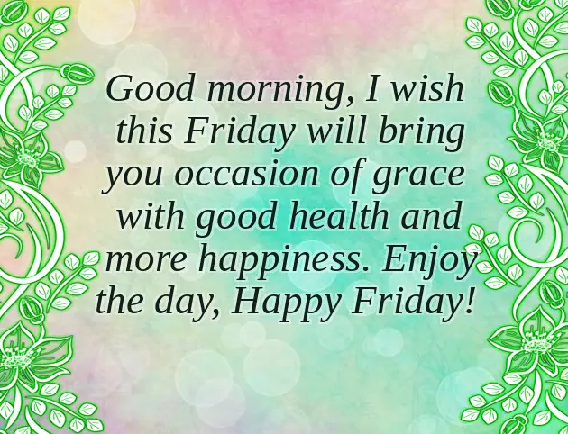 Morning Wishes Friday