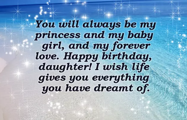 Happy Birthday To Lovely Daughter