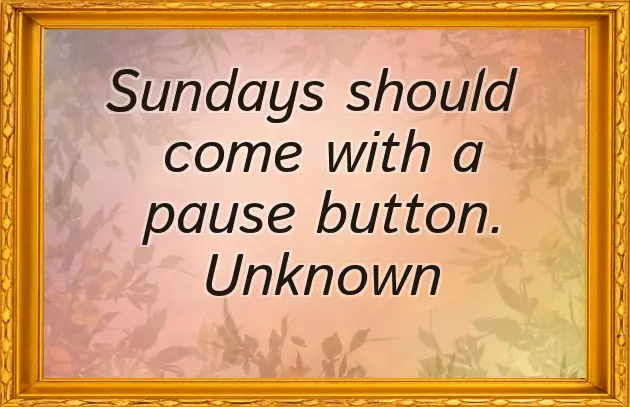 Wonderful Sunday Wishes