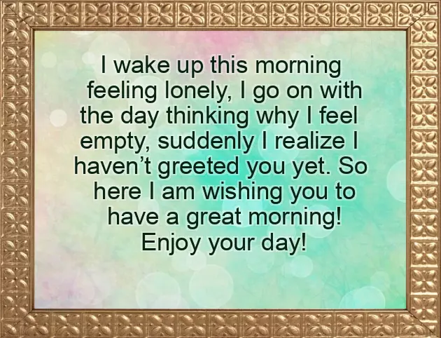 Good Morning Message To Bae Good Morning Message To Bae