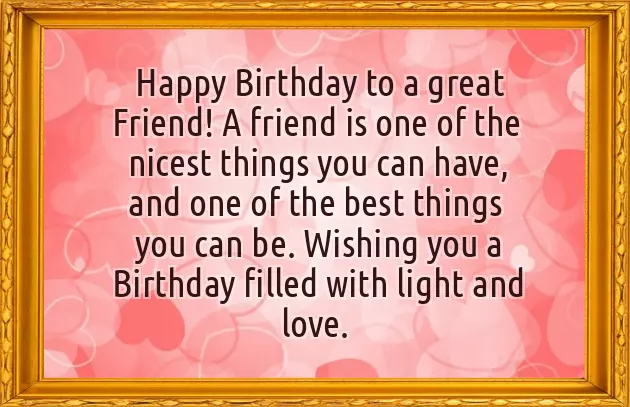 Birthday Wishes For Special Friend