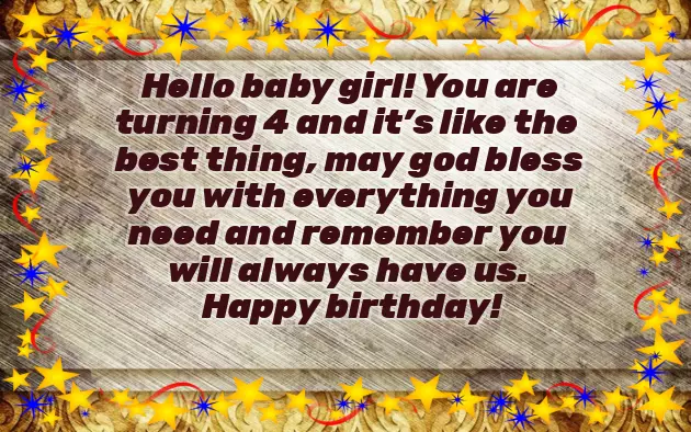 1 Year Birthday Wishes For Baby Girl