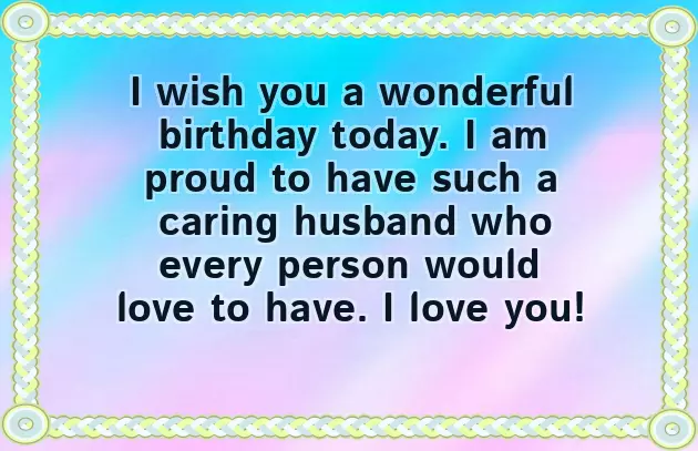 Birthday Wishes To My Beloved Husband