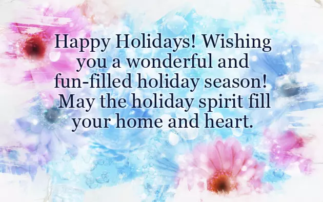 Happy Holidays To You And Yours