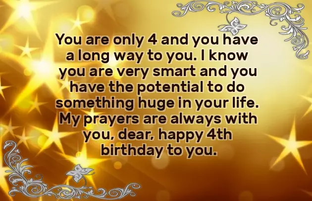 Birthday Wish For 4 Years Old Girl Birthday Wish For 4 Years Old Girl