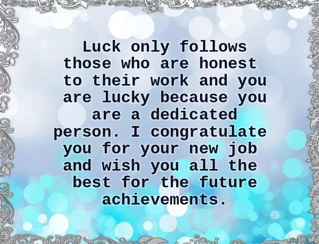 Congratulation Message For Job Congratulation Message For Job