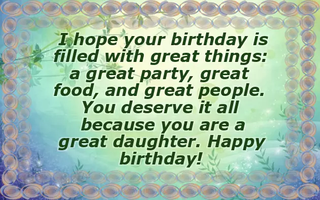 Happy Birthday Beautiful Daughter