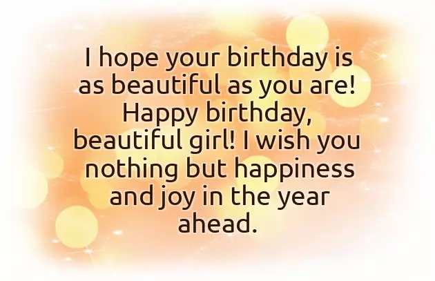 Happy Birthday Message Friend Girl