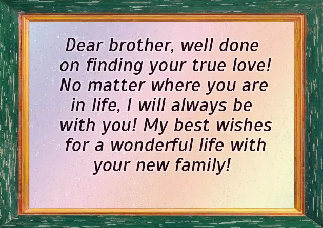 Congratulations To The Groom And Best Wishes To The Bride