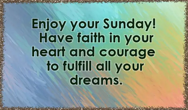 Good Morning Blessing Sunday Good Morning Blessing Sunday