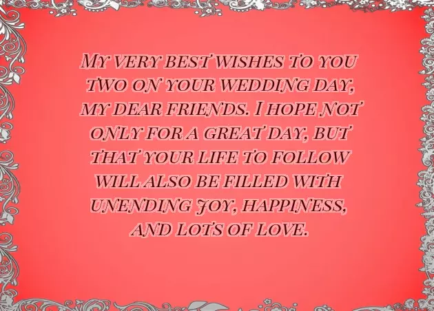 Marriage Congratulations