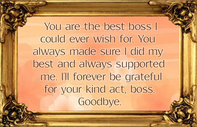 Best Wishes For Boss