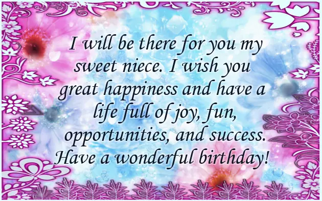 Happy Birthday Thought For Niece Happy Birthday Thought For Niece