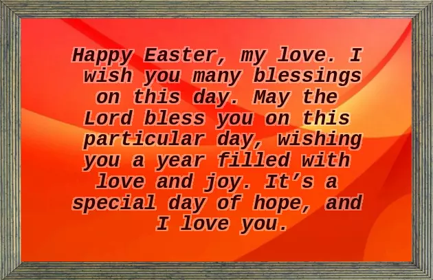 Nice Easter Wishes