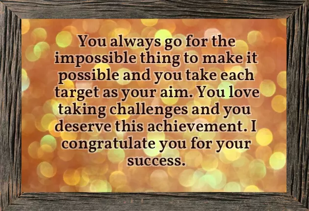 Congratulations To My Sister On Her Success