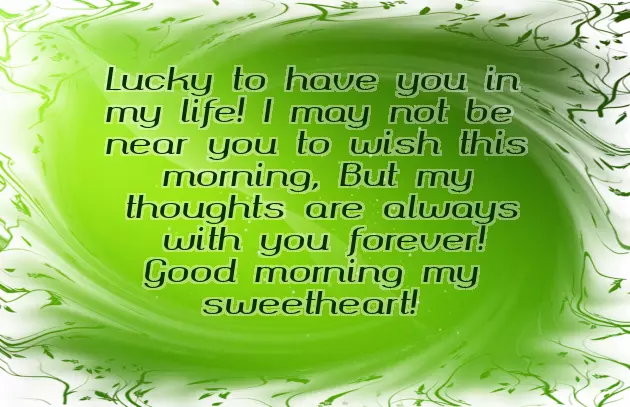 Sweet And Cute Good Morning Messages