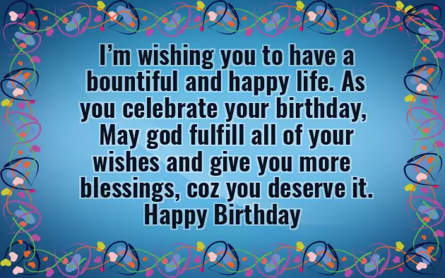 Bible Wishes For Birthday
