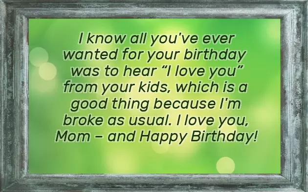 Son To Mother Birthday Wishes