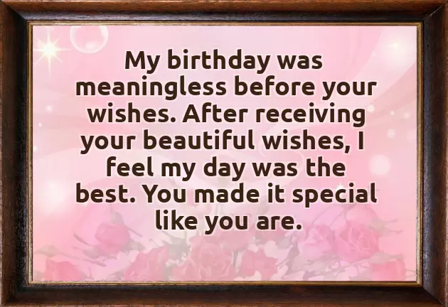 Message To Thank Someone For Birthday Wishes Message To Thank Someone For Birthday Wishes