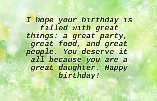 Wishes For My Daughter